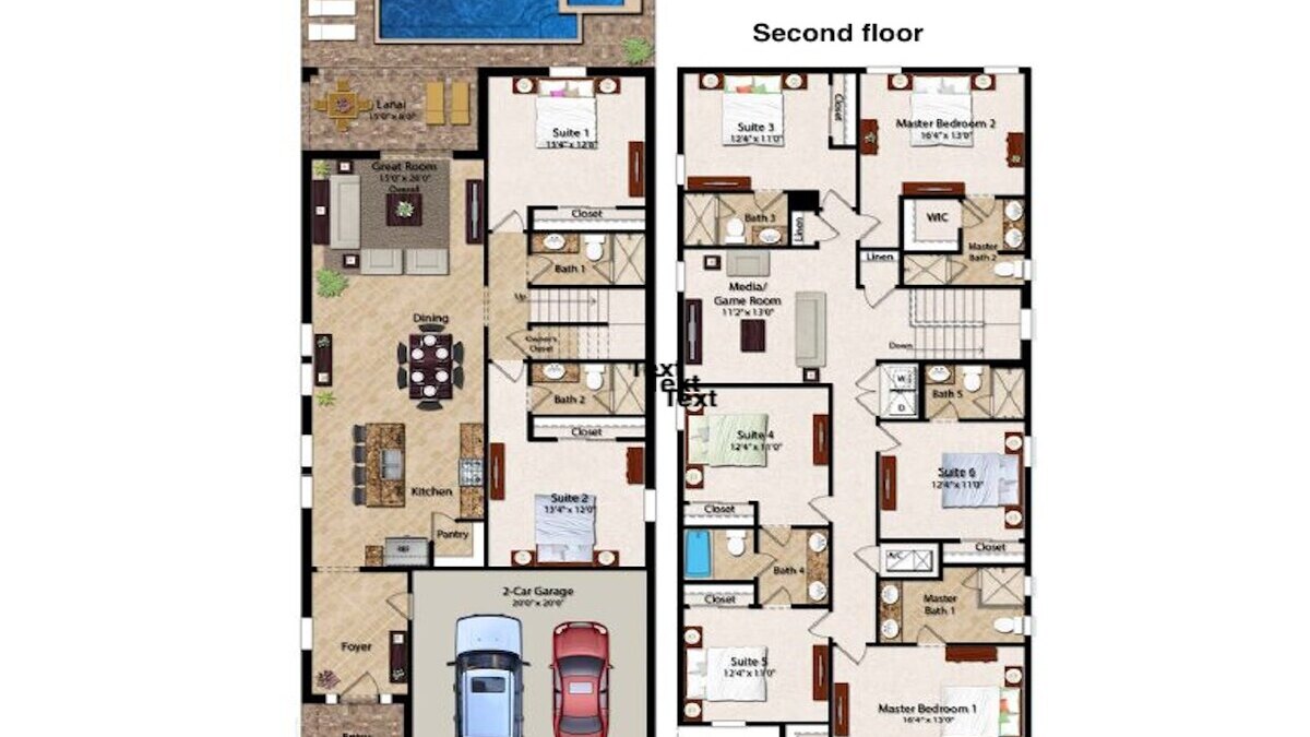 350 Villa - 8BD - Private Pool - Game room - Image 3