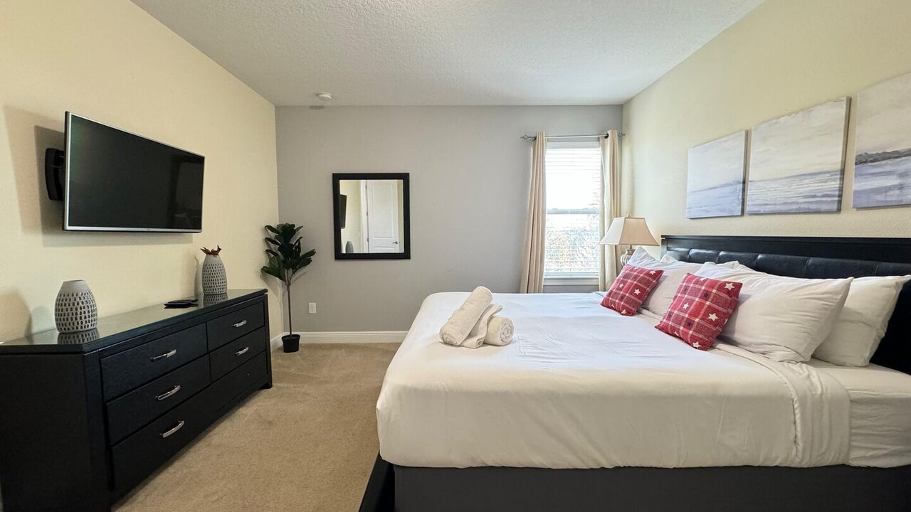 351 Spacious 6-Bedroom Family Retreat with Private Pool Near Disney | Sleeps 14 | Kissimmee - Image 19
